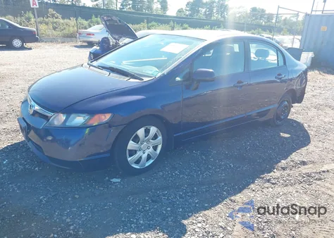 2007 Honda Civic Lx from USA, damaged, VIN 2HGFA16527H512544